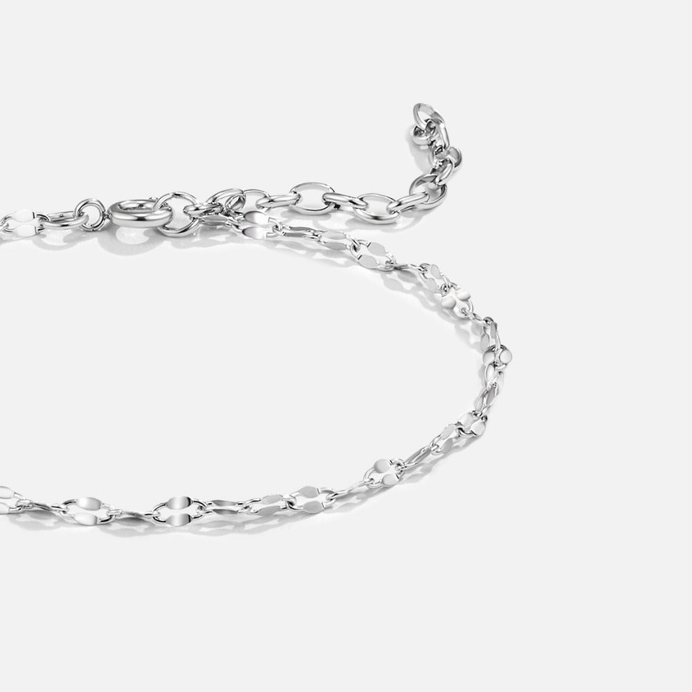 Leila Silver Chain Bracelet - Beautiful Earth Boutique