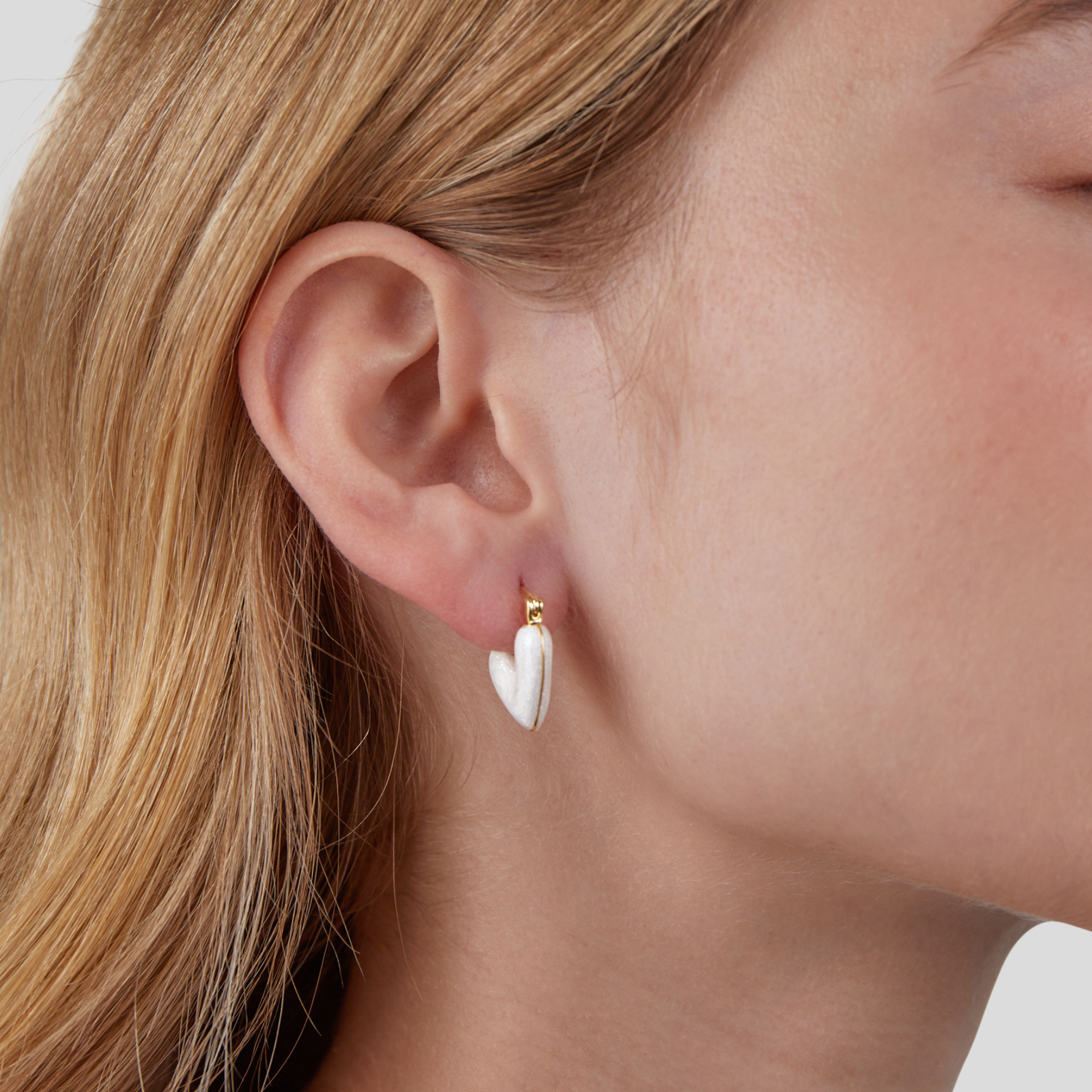 ‘Pure Love’ Heart Earrings