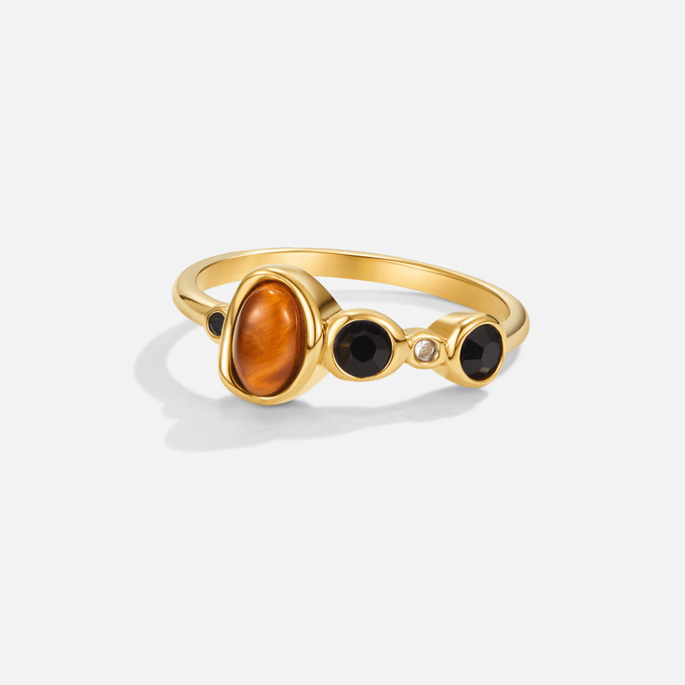 Aurora Vintage Crystal Ring - Beautiful Earth Boutique