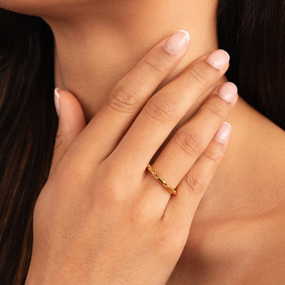 Bella Chain Link Ring - Beautiful Earth Boutique