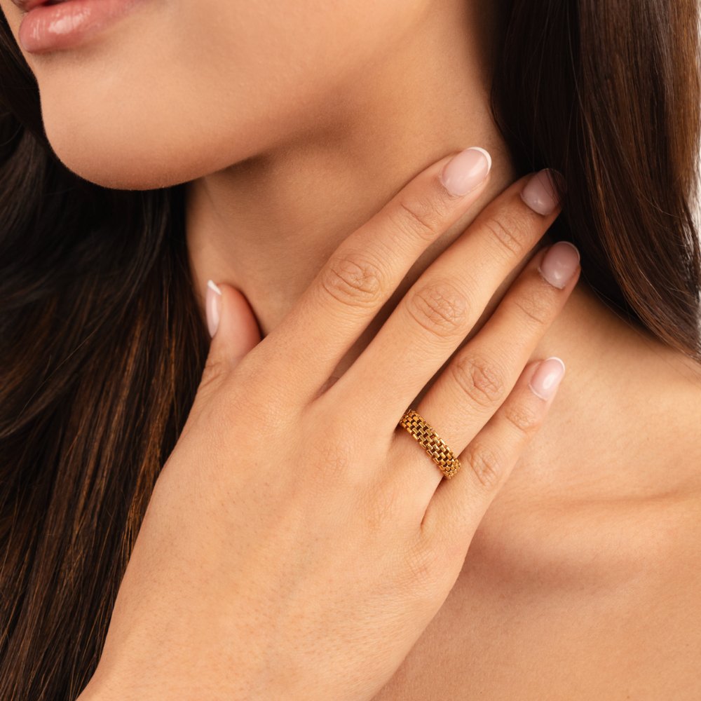 Chain Band Ring - Beautiful Earth Boutique