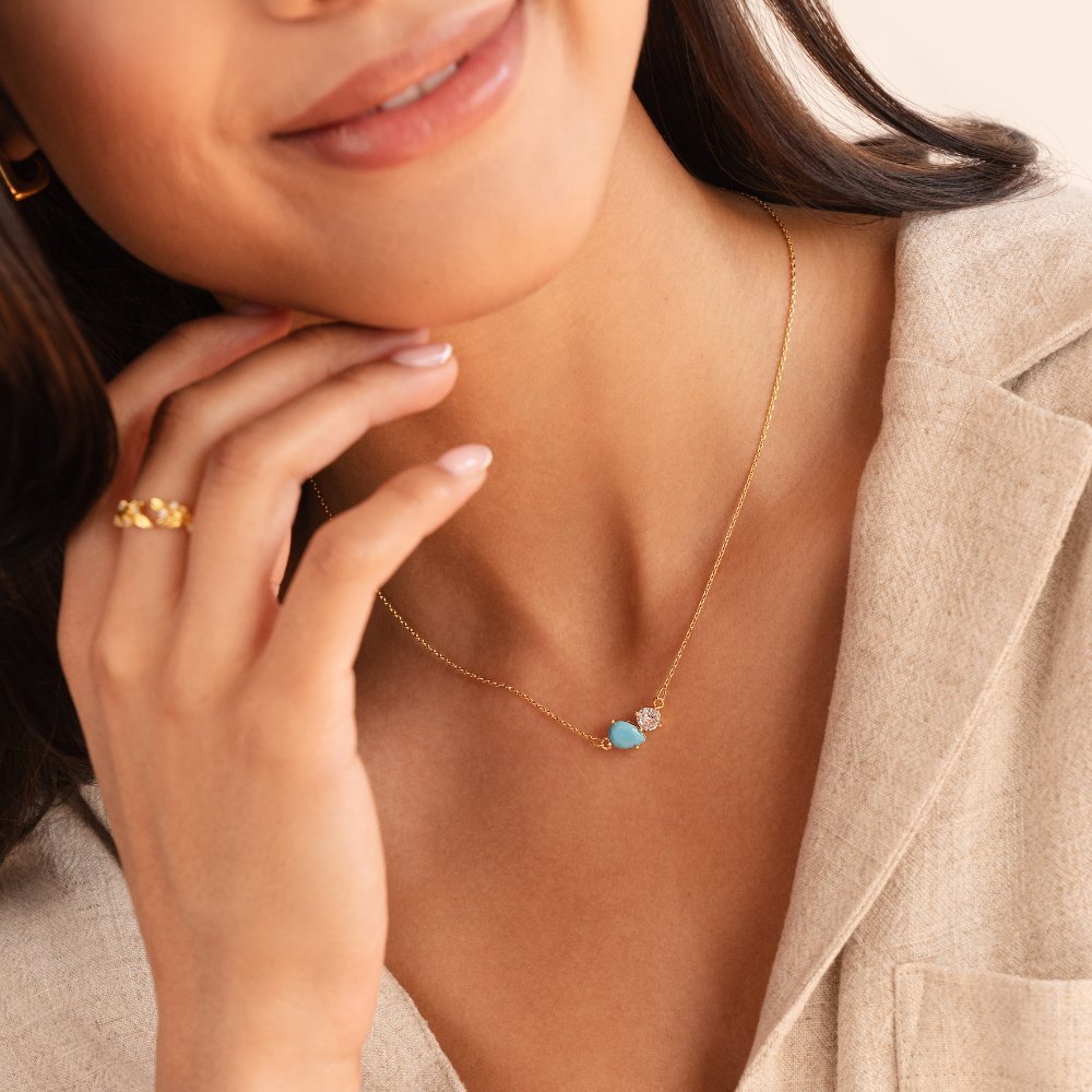 Crystal Birthstone Necklace - Beautiful Earth Boutique