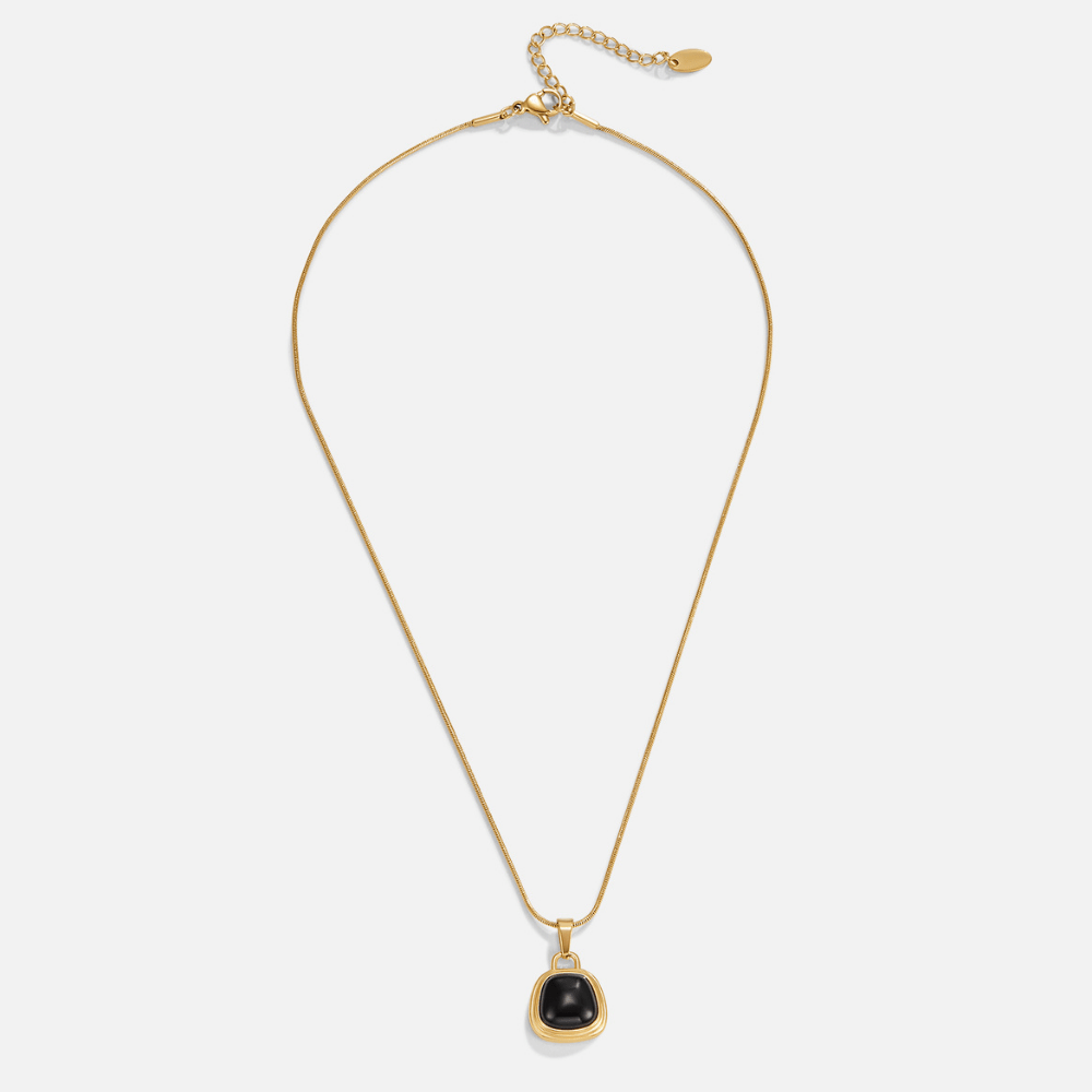 Ebony Black Pearl Pendant Necklace - Beautiful Earth Boutique