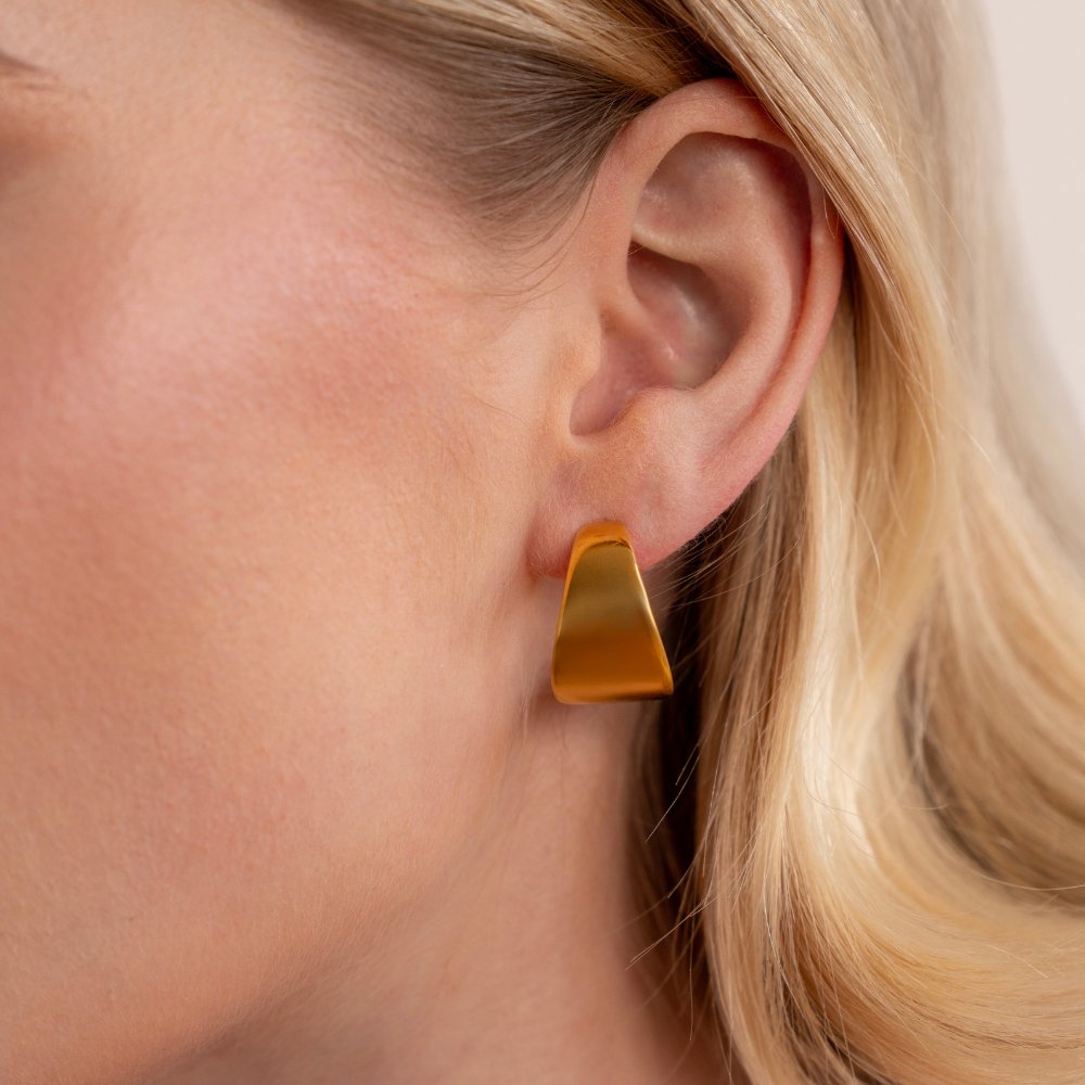Gigi Semi Hoop Earrings - Beautiful Earth Boutique