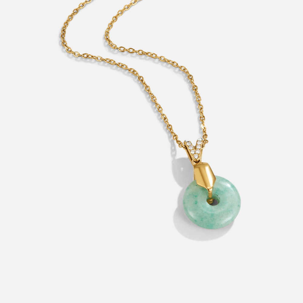 'Goodluck' Jade Pendant Necklace - Beautiful Earth Boutique