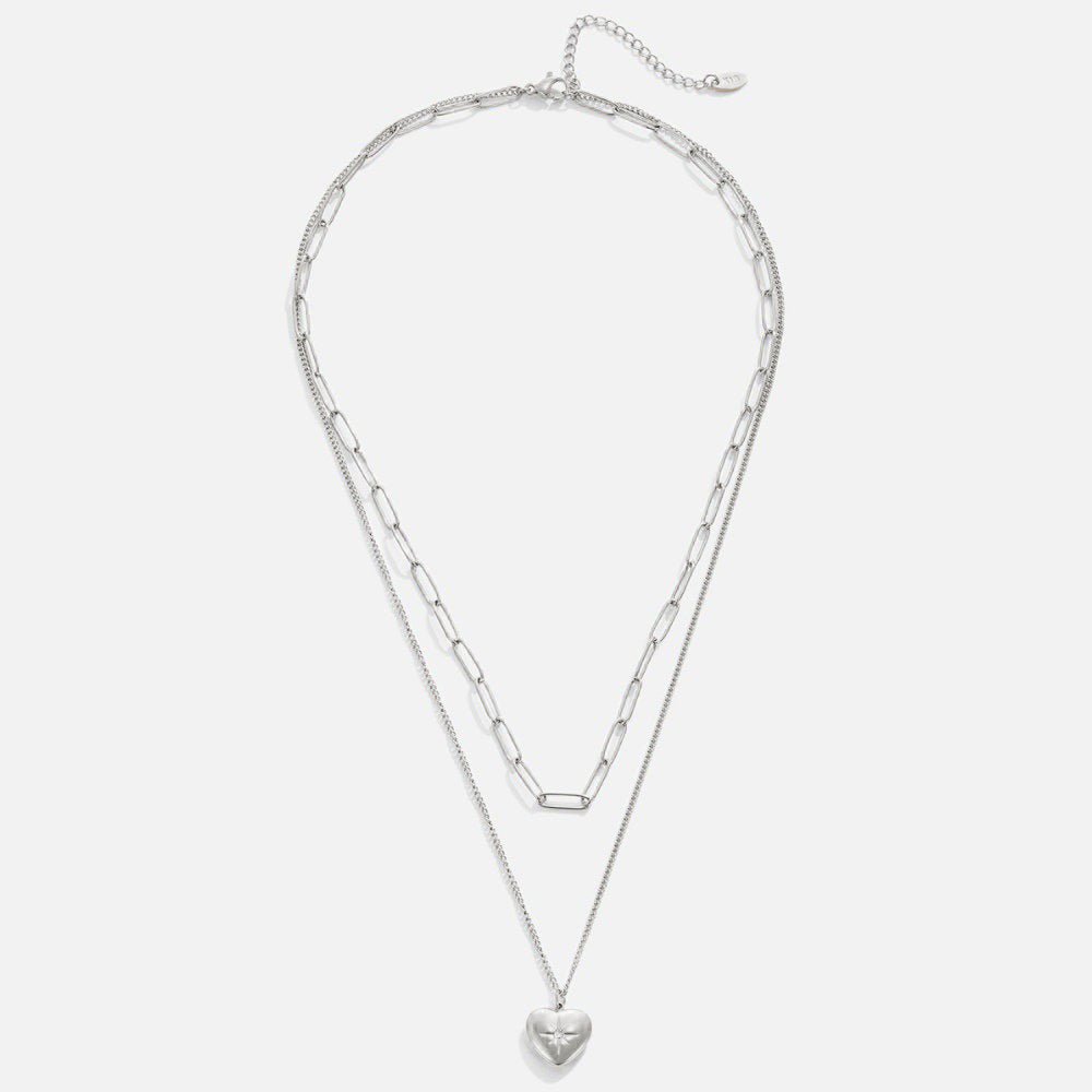 Heart & Paperclip Necklace - Beautiful Earth Boutique