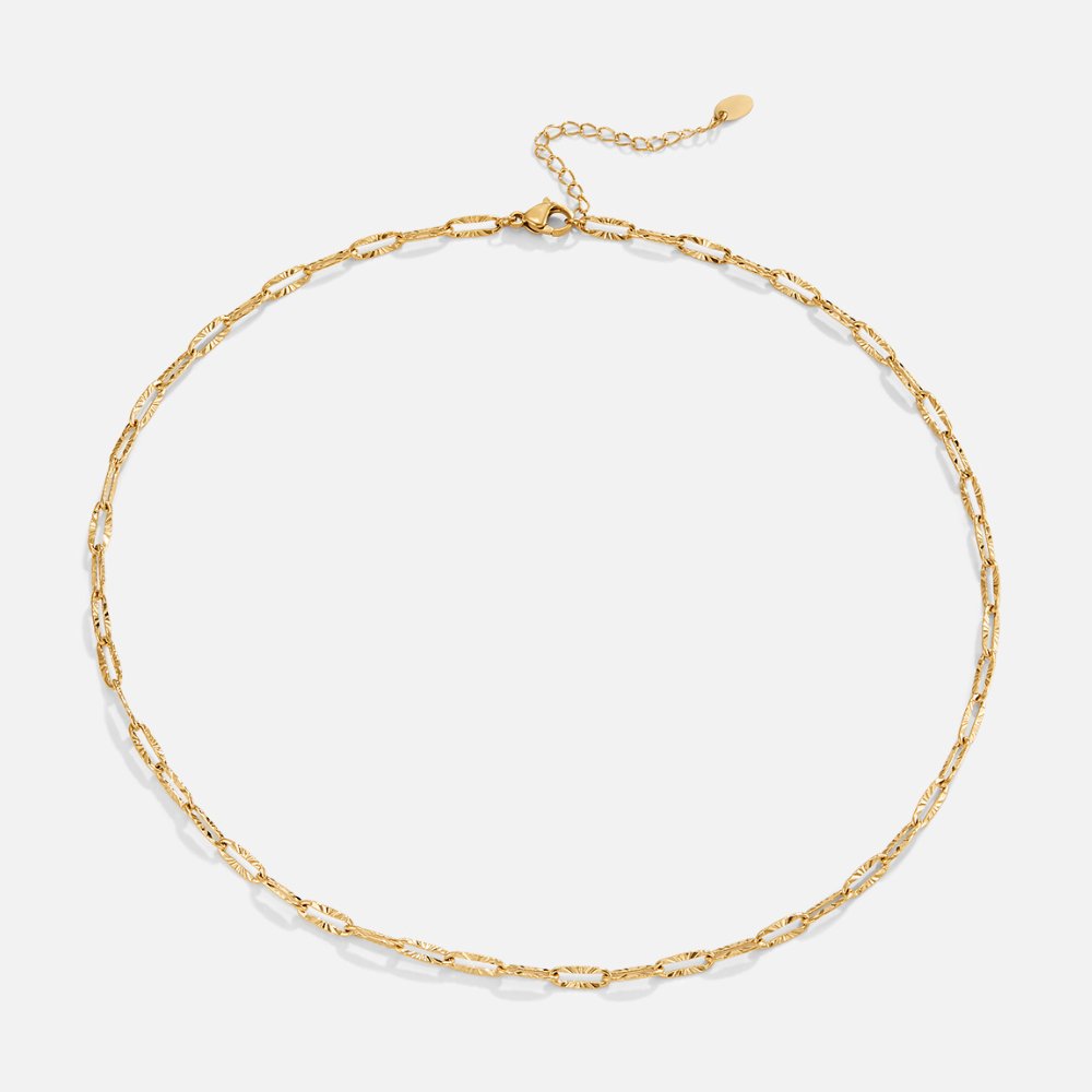 Lara Paperclip Chain Necklace - Beautiful Earth Boutique