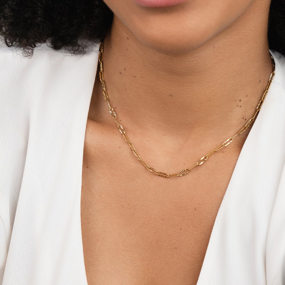 Lara Paperclip Chain Necklace - Beautiful Earth Boutique