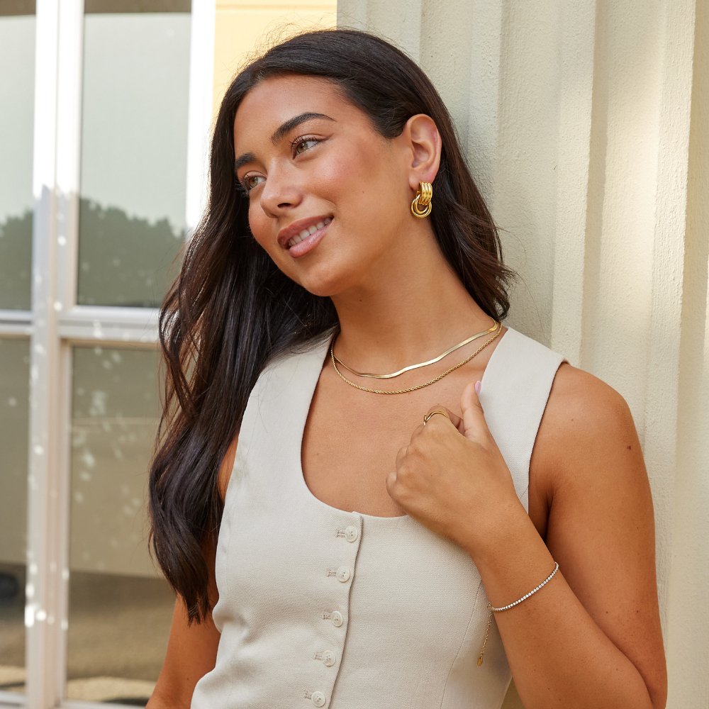 Lexi Layered Hoop Earrings - Beautiful Earth Boutique