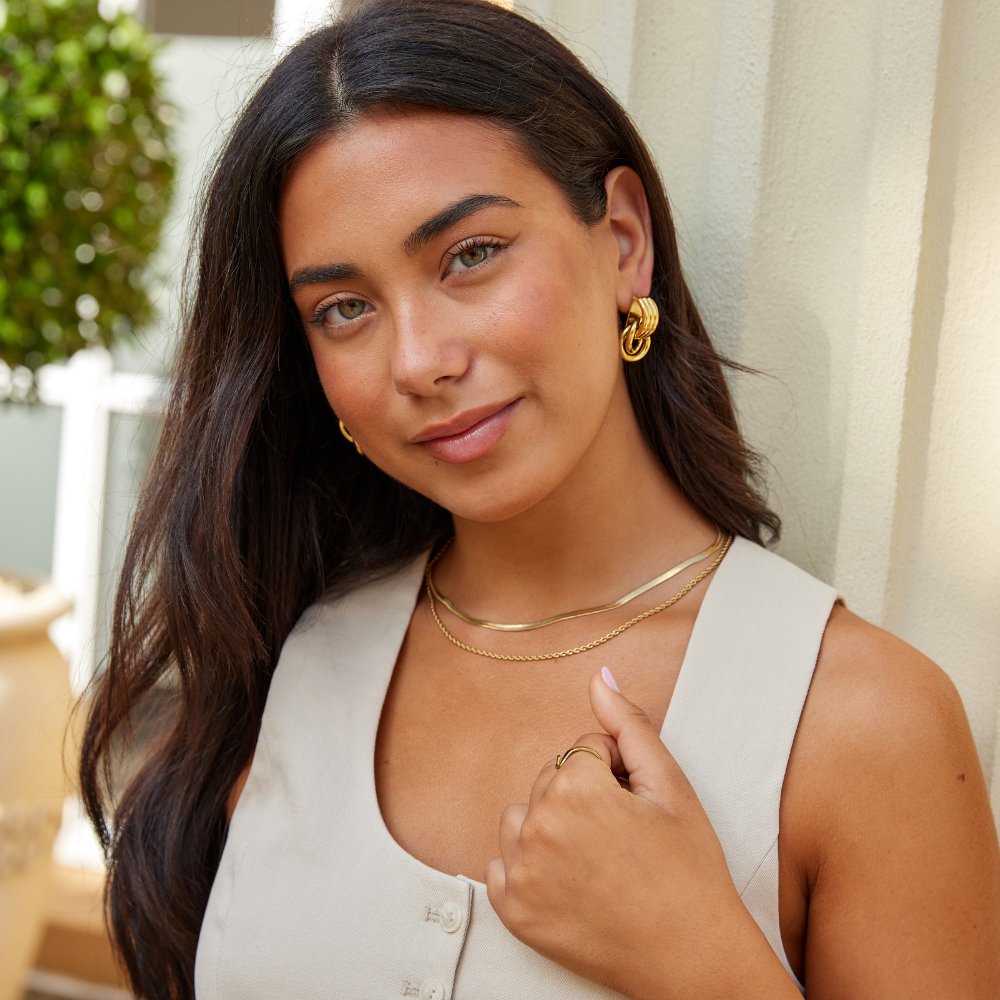 Lexi Layered Hoop Earrings - Beautiful Earth Boutique