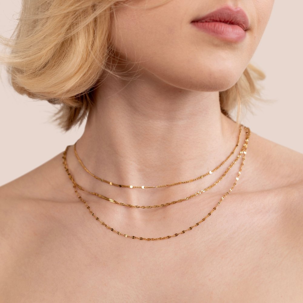 Lila Multi Chain Necklace - Beautiful Earth Boutique