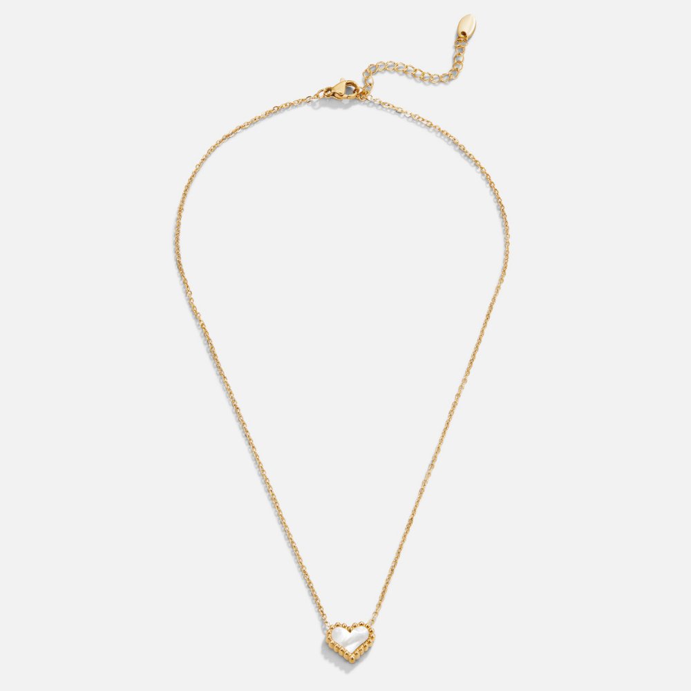 Lois Beaded Heart Necklace - Beautiful Earth Boutique