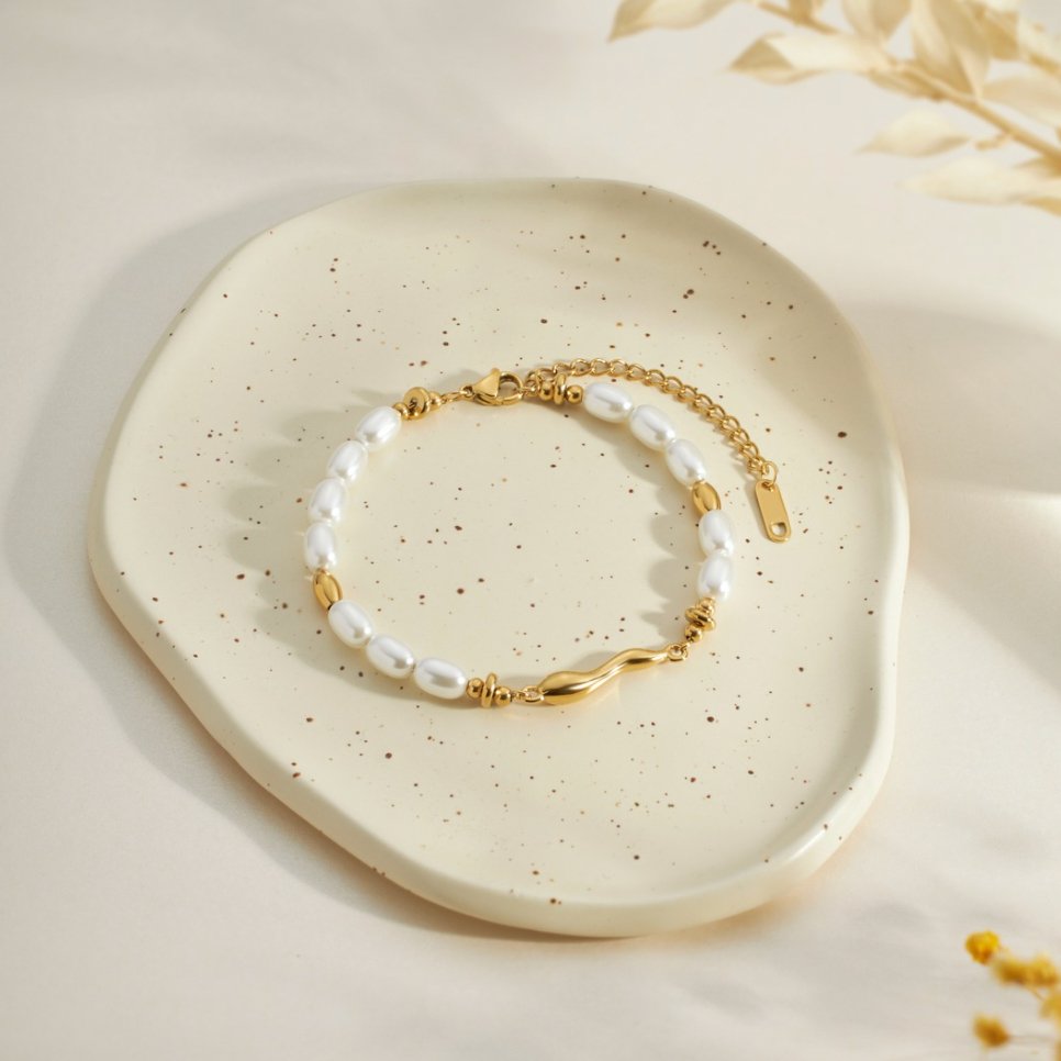 Lovina Freshwater Pearl Bracelet - Beautiful Earth Boutique