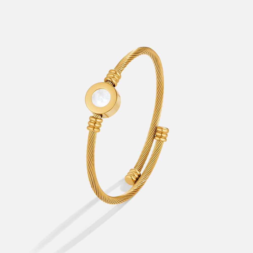 Melinda Gold Bangle - Beautiful Earth Boutique