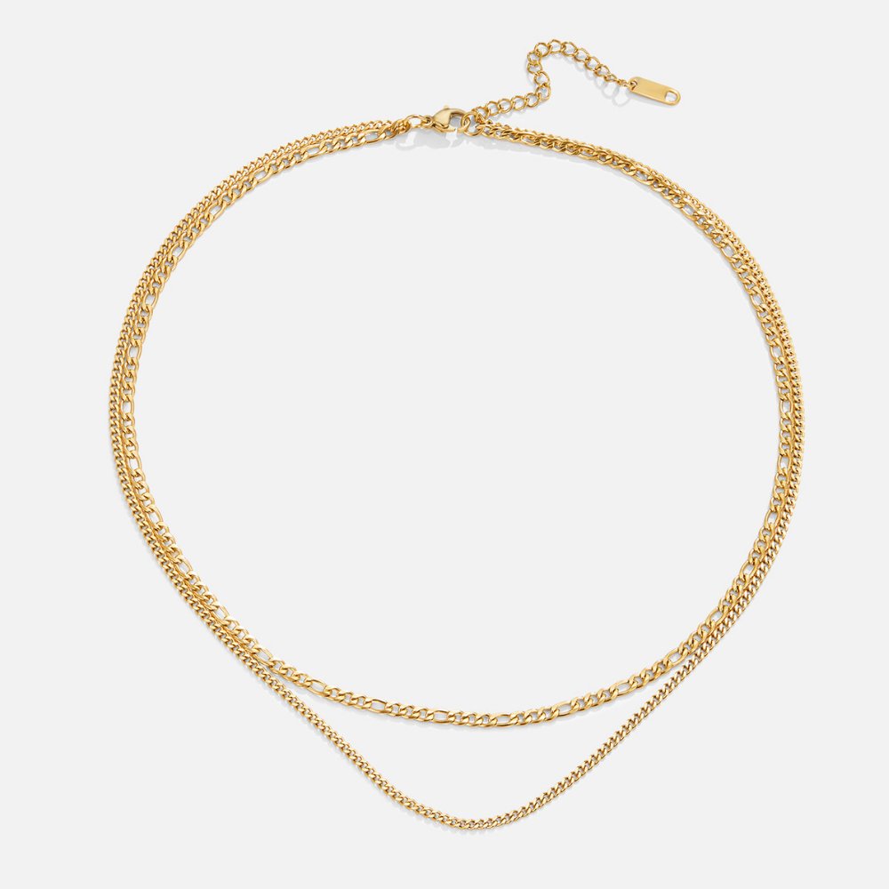 Mirabel Double Chain Necklace - Beautiful Earth Boutique