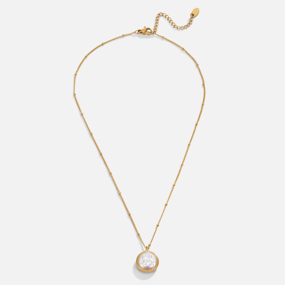 Mother Of Pearl Pendant Necklace - Beautiful Earth Boutique