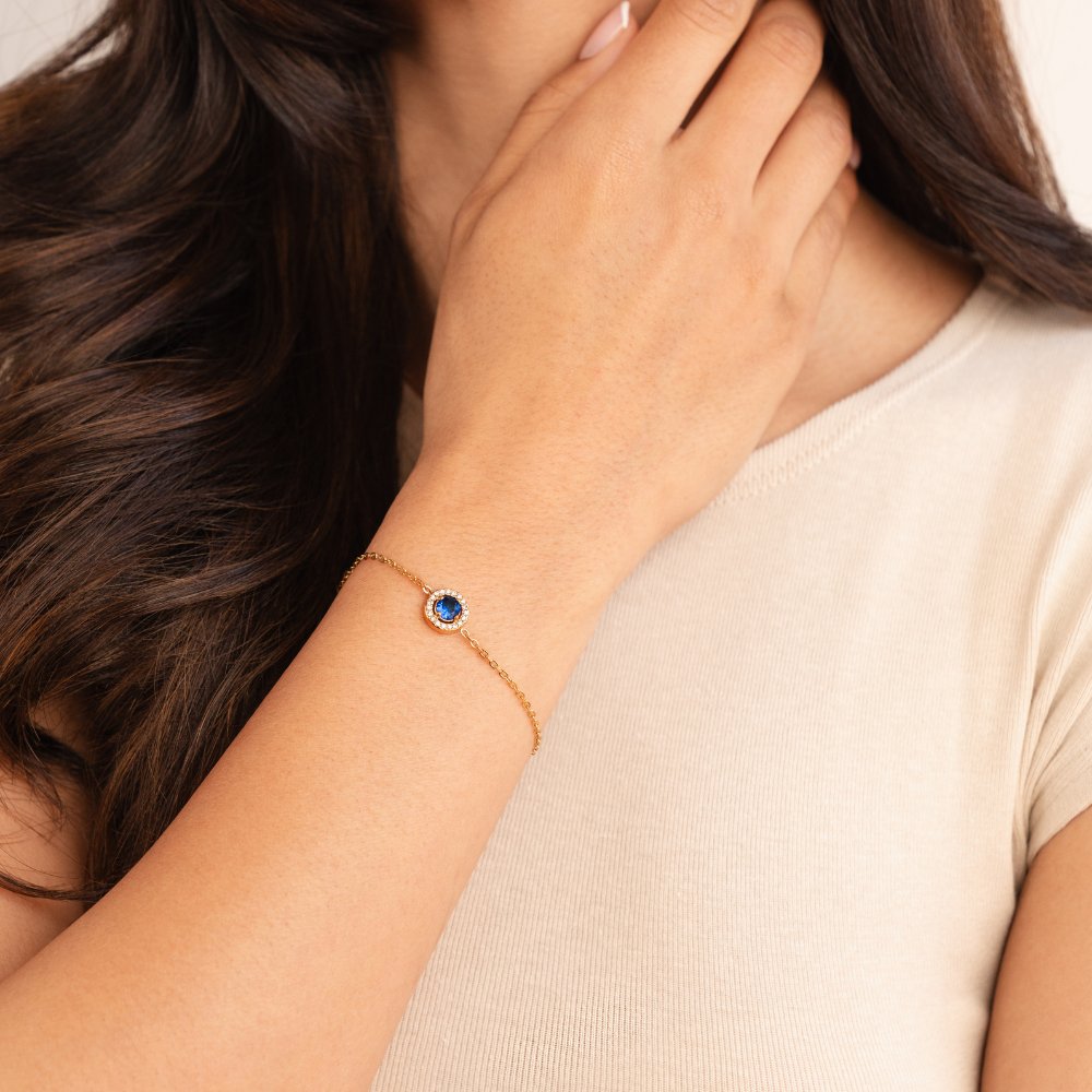 Ocean Blue Crystal Bracelet - Beautiful Earth Boutique