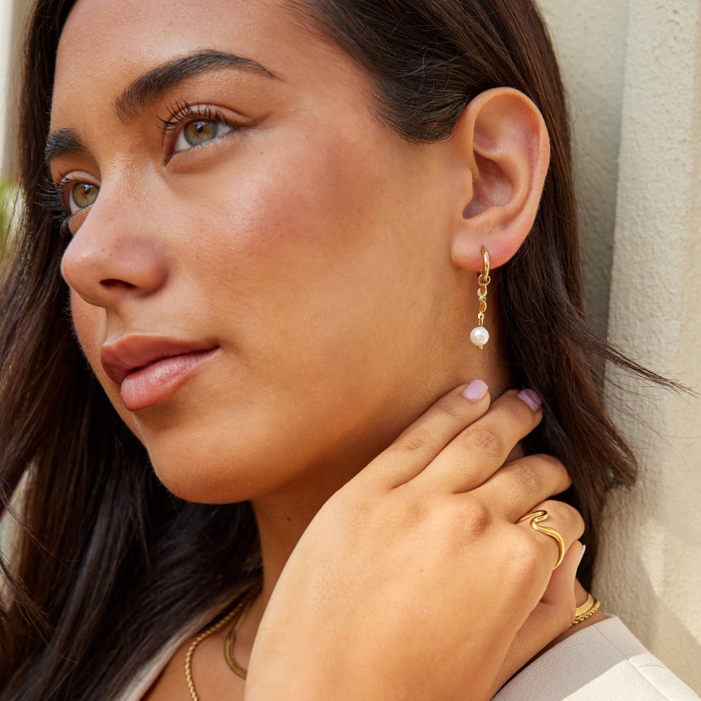 Rini Pearl Tassel Earrings - Beautiful Earth Boutique