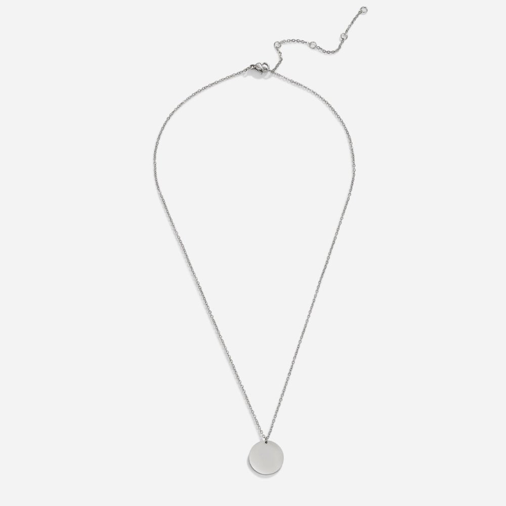Silver Coin Necklace - Beautiful Earth Boutique