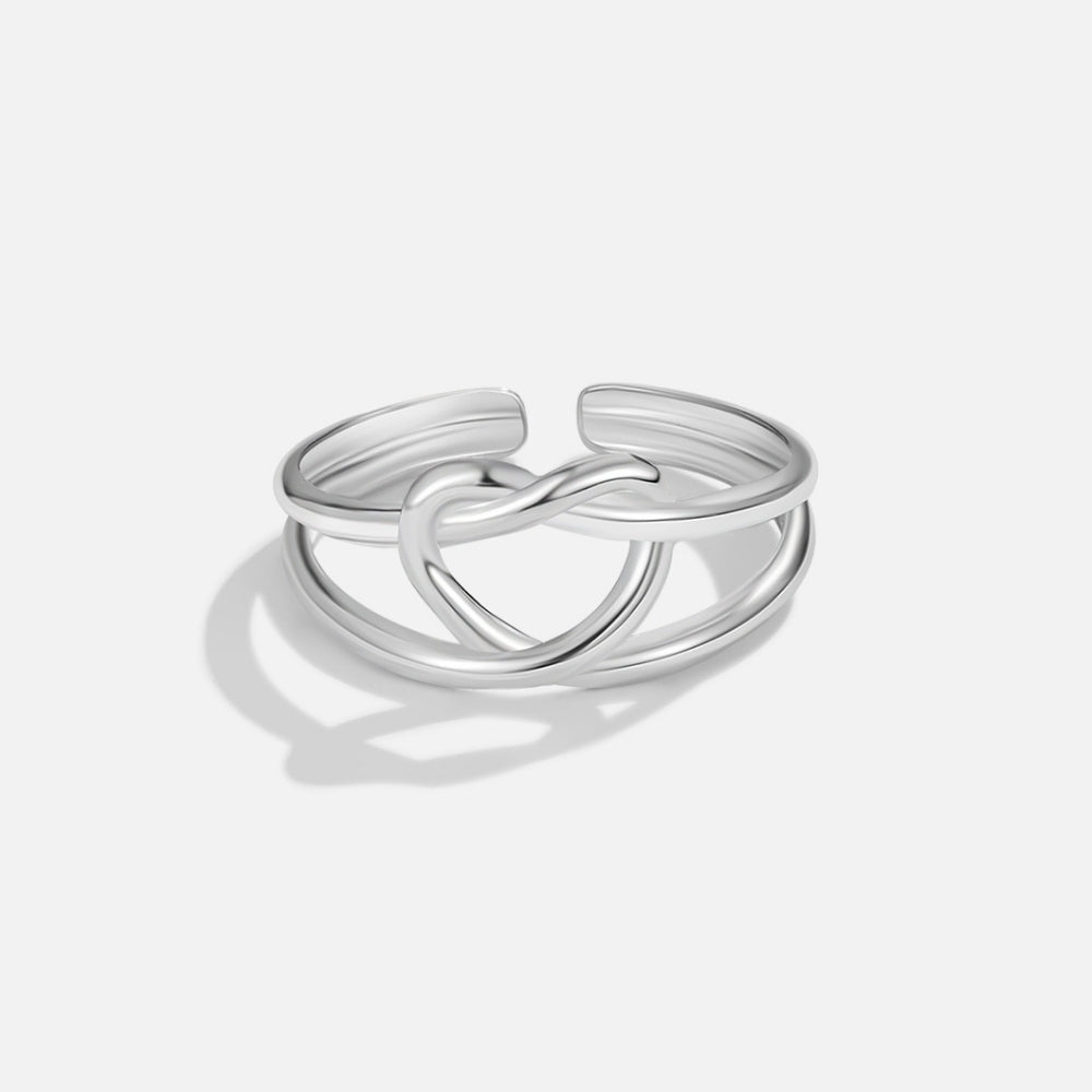 Silver Love Knot Ring - Beautiful Earth Boutique