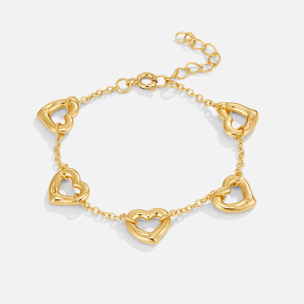 'String of Hearts' Bracelet - Beautiful Earth Boutique