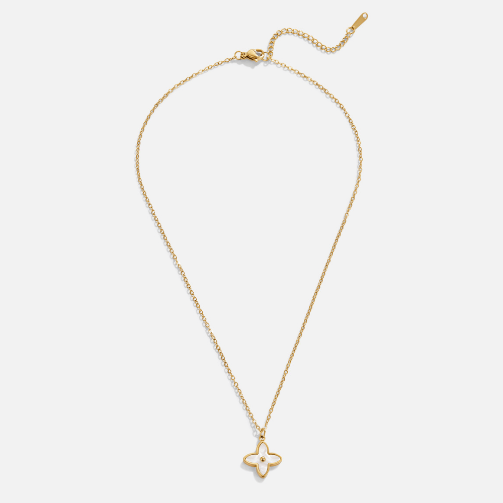 White Blossom Petal Necklace - Beautiful Earth Boutique