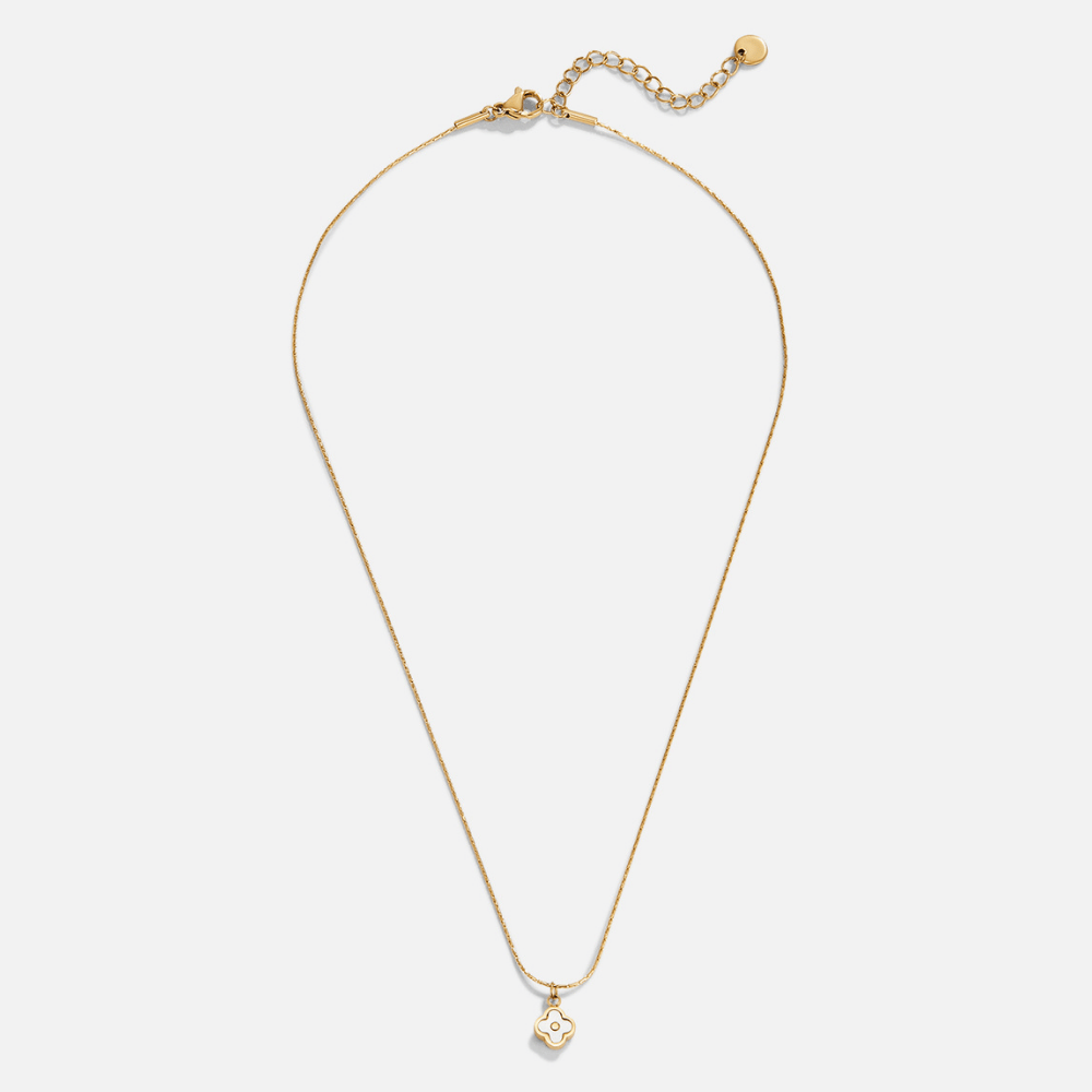 White Flower Pendant Necklace - Beautiful Earth Boutique