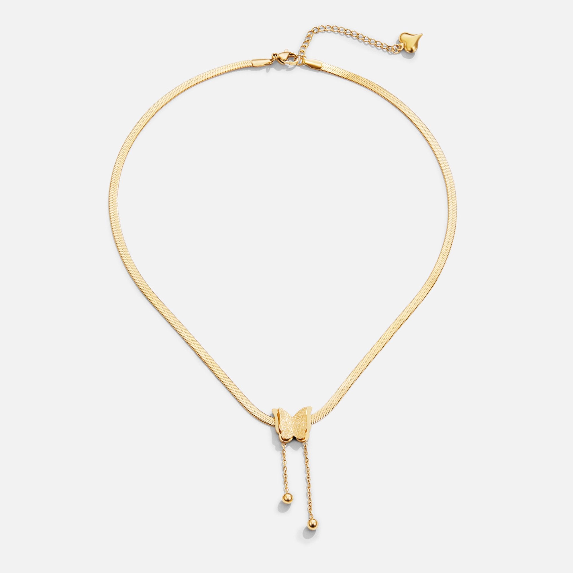 Amelie Gold Butterfly Necklace - Beautiful Earth Boutique