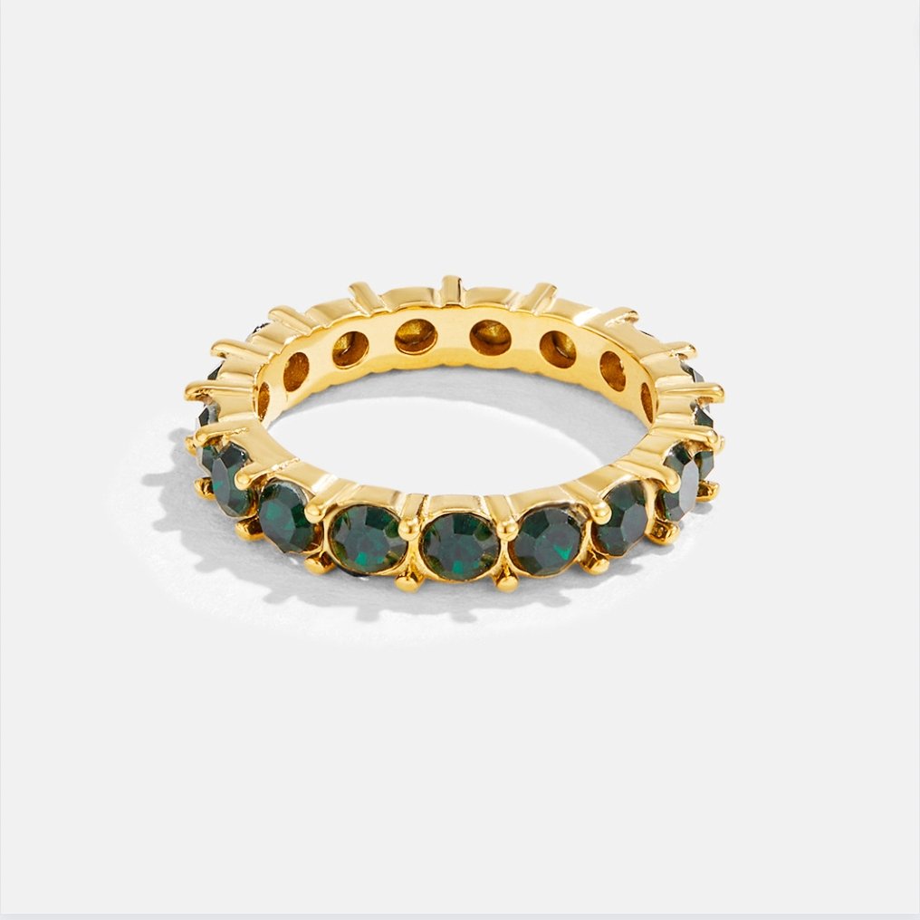 Emerald Beauty 18K Crystal Ring - Beautiful Earth Boutique