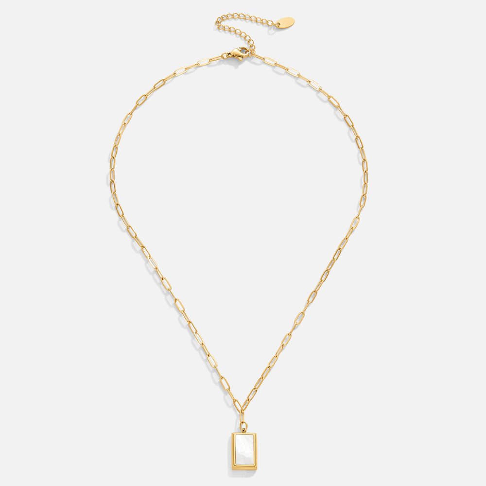 Freya Shell Gold Necklace - Beautiful Earth Boutique