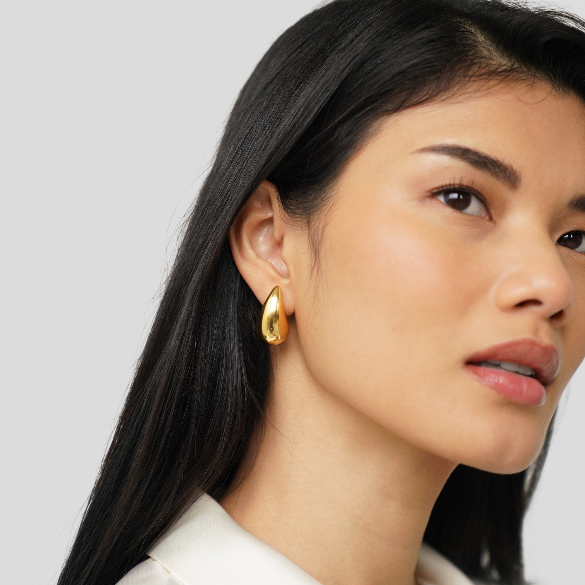 Gold Teardrop Earrings - Beautiful Earth Boutique