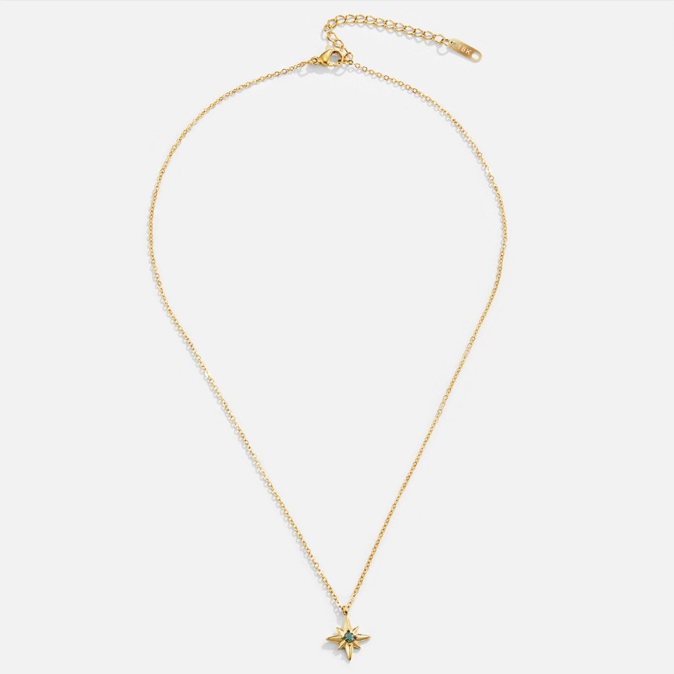 Guiding Star Emerald Crystal Necklace - Beautiful Earth Boutique