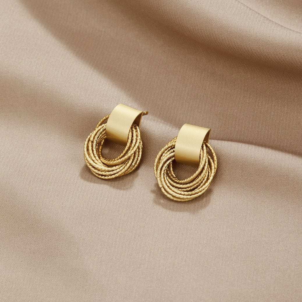 Luxury Gold Hoop Earrings - Beautiful Earth Boutique
