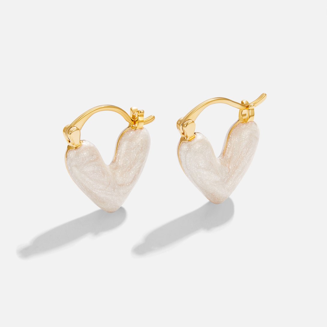 ‘Pure Love’ Heart Earrings - Beautiful Earth Boutique