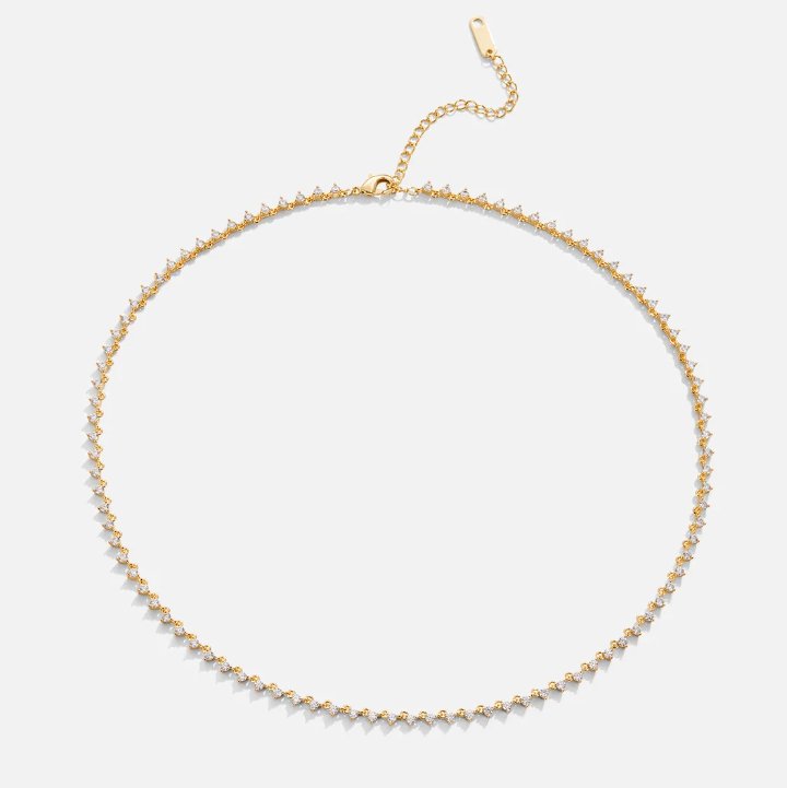 Ria Crystal Chain Necklace - Beautiful Earth Boutique