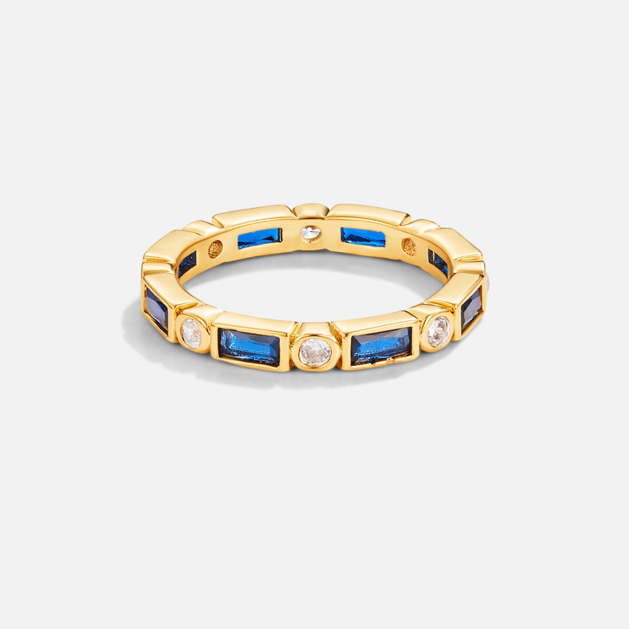 Royal Blue Adeline Crystal Ring - Beautiful Earth Boutique