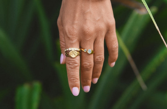 Lilah Gold Bangle - Beautiful Earth Boutique