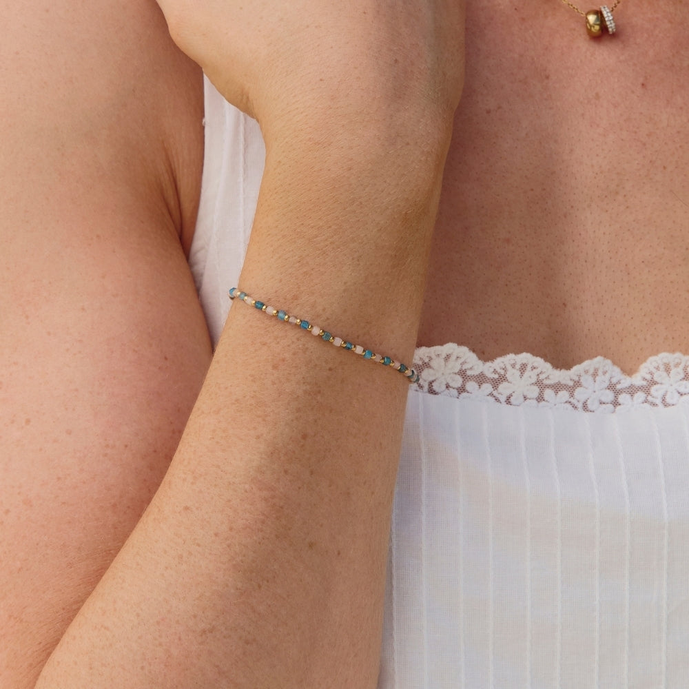 Freya Kristall-Handkettenarmband