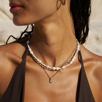 Alea Pearl Bead Necklace
