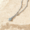 Aquamarine Silver Necklace