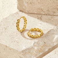 Beaded Arizona Hoop Earrings
