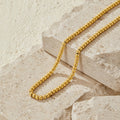 Elena Gold Ball Chain Necklace