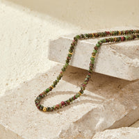 Lush Green Bead Necklace