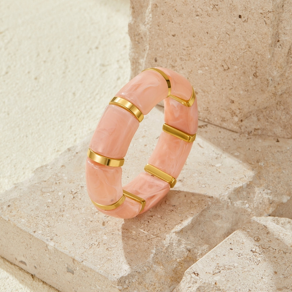 Priya Elastic Blush Pink Bracelet