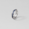 Weißer Sakura-Ring Gold