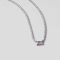 Silver Luxe Crystal Necklace