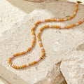 Sunset Glow Bead Necklace
