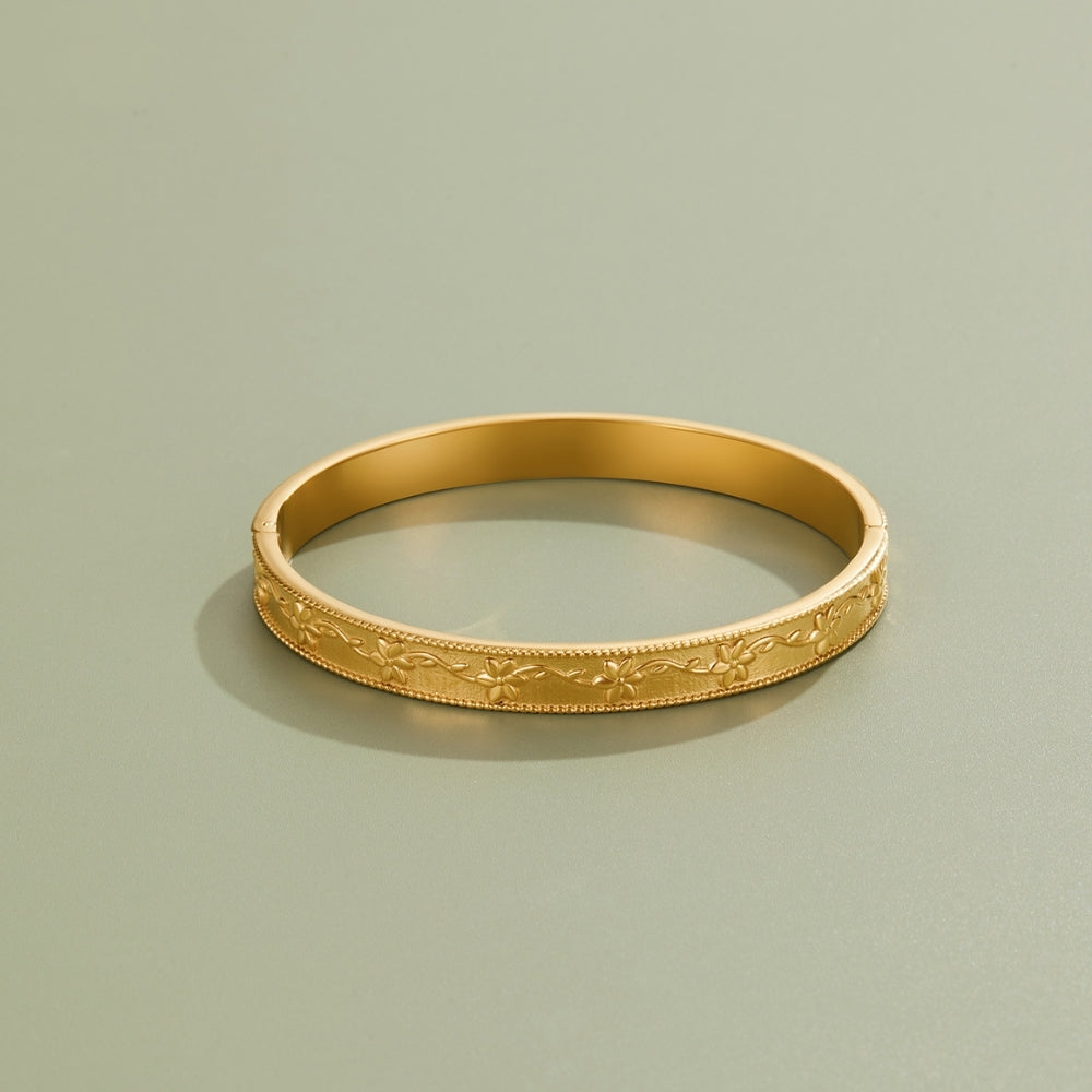 Vintage-Ranken-Armreif Gold