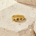 Vintage Peridot Gold Ring