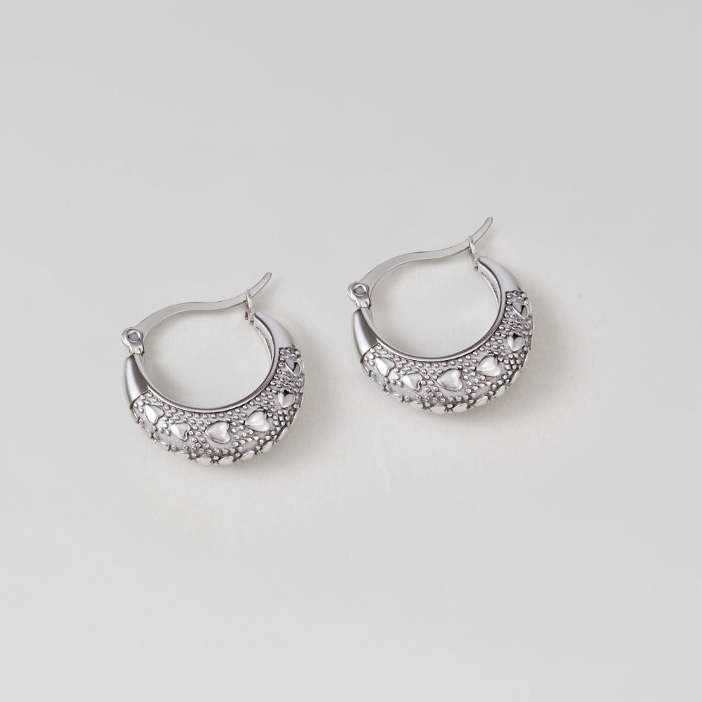 Vintage Silver Cleofe Earrings